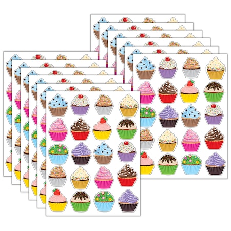 Teacher Created Resources Cupcakes Stickers, 10 Designs, 1440PK 7094